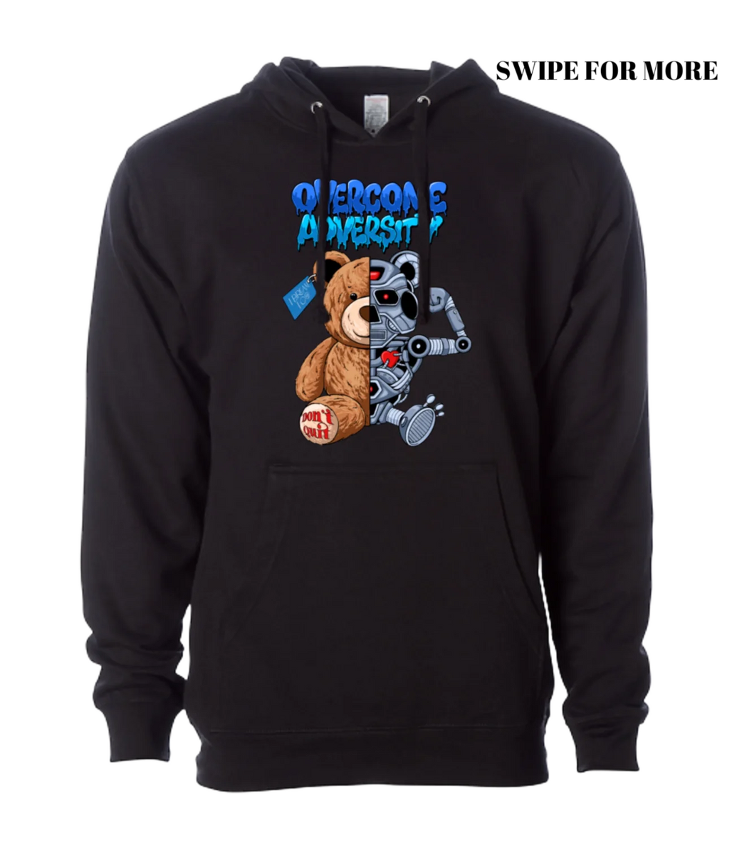 O.A Bear Hoodie - Black (XS-5X) – I Dream, I Go.